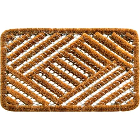 Jensendistributionservices Overlapping Cross Hatch Contemporary Doormat MI2592432